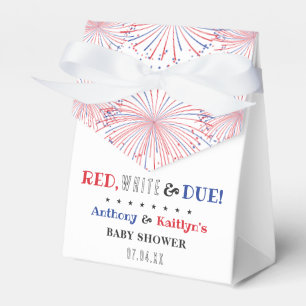Ballotins Rouge, Blanc & Due ! baby shower 4 juillet