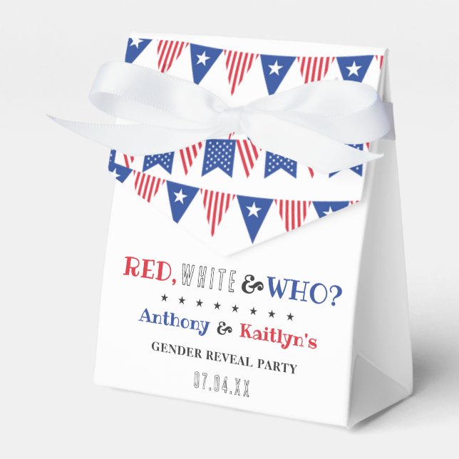 Ballotins Rouge, Blanc & Qui ? 4 juillet Parti de la révélat (Verso)