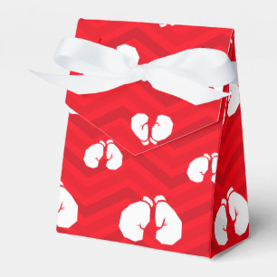 Ballotins Rouge écarlate, Blanc, Chevron, Boxer, Gants de bo