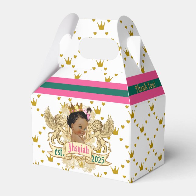 Ballotins Royal African Princess Pink and Green Elegant (Verso)