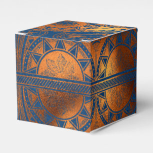 Ballotins Royal Blue et cuivre Gold Foil Parti égyptien