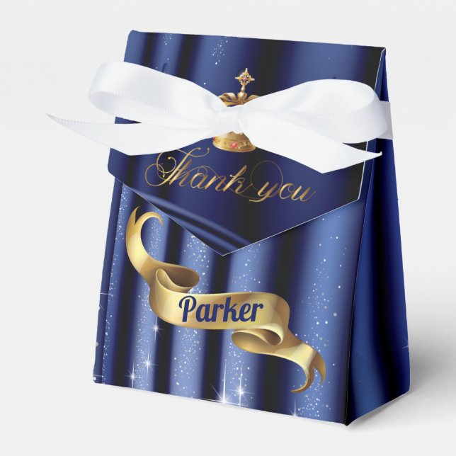 Ballotins Royal Blue Gold Prince Anniversaire (Verso)