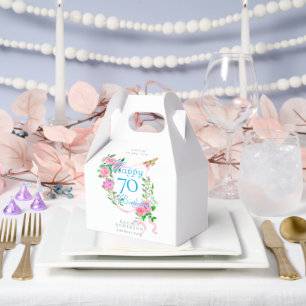 Ballotins Ruban de rose rose 70 ans 
