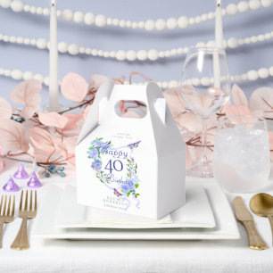 Ballotins Ruban Rose Bleu 40e Anniversaire 