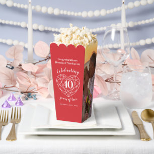 Ballotins Ruby 40e anniversaire mariage rouge maintenant pui