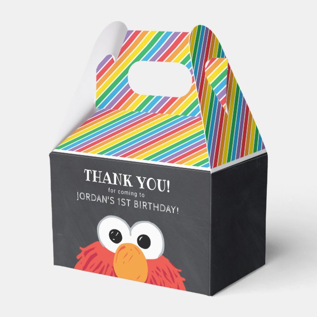 Ballotins Rue Sésame | Elmo Birthday Chalkboard (Arrière)
