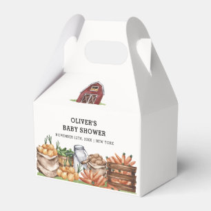 Ballotins Rustic Country Baby shower végétarien cultivé loca
