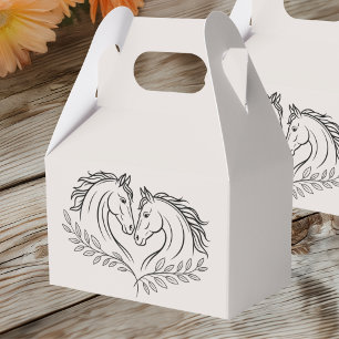 Ballotins Rustic Horse Love Pays Mariage de l'Ouest