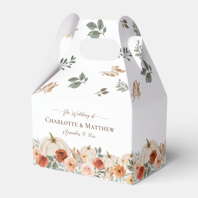 Ballotins Rustique Boho Automne Mariage (Verso)