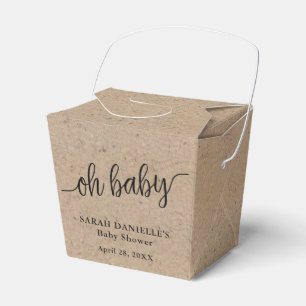 Ballotins Rustique Kraft Oh Baby Custom Sortir