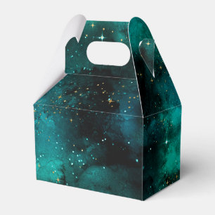 Ballotins Sac à main série Galaxie sarcelle Design 1