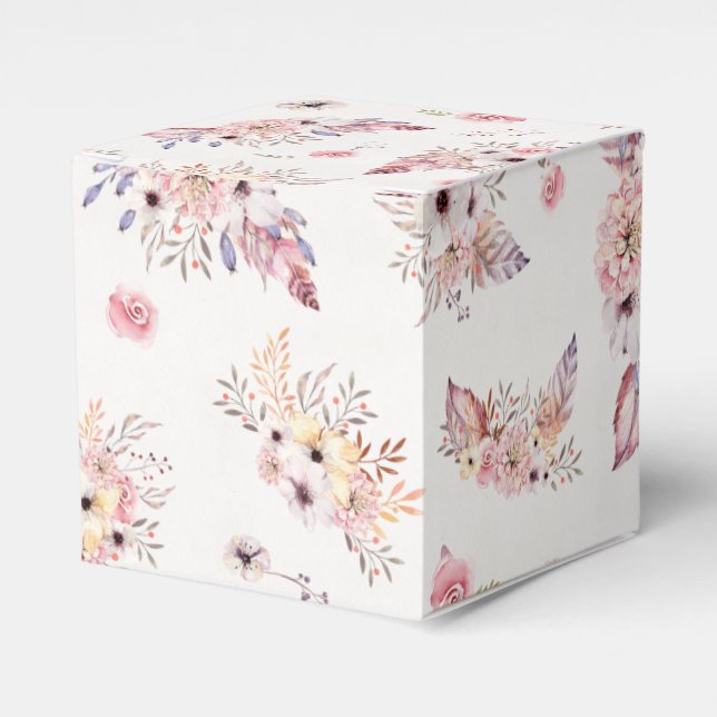 Ballotins Sac fourre-tout de Bouquets de Fleurs de Bohême vi (Verso)