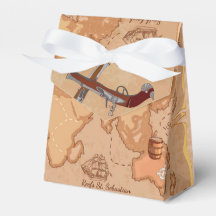 Sacs de faveur de la fête pirate -