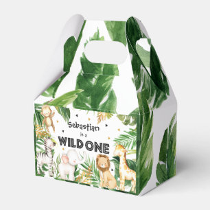 Ballotins Safari Animaux Wild Un 1er Décor de fête d'anniver
