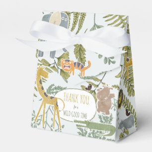Ballotins Safari sauvage Jungle Animaux Baby shower botaniqu