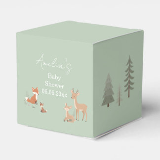 Ballotins Sage Green Woodland Animal Baby Shower 