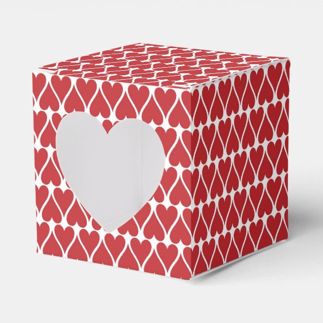 Ballotins Saint Valentin Motif des Coeurs rouges (Verso)