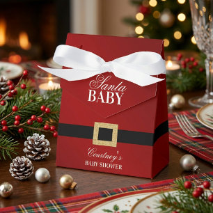 Ballotins Santa Baby   Baby Shower de Noël