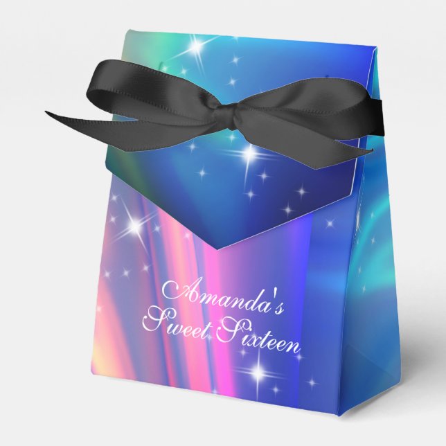Ballotins Satin couleur sweet sixteen Iridescente (Verso)