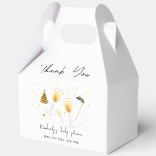 Ballotins Saupoudrer Sip et voir Baby shower de verre de Cha