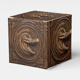 Ballotins Scary Jaws : Australian Crocodile Wood Print