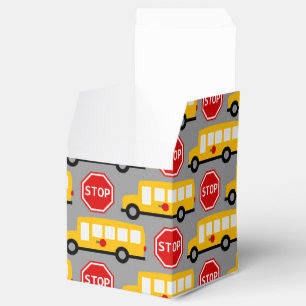 Ballotins School Bus and Stop Sign