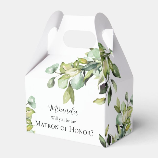 Ballotins Serez-vous mon chef d'honneur des plantes vertes (Verso)