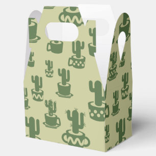Ballotins Silhouette de cactus succulent en tasses et pots