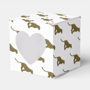 Ballotins Silhouette léopard Brown et jaune