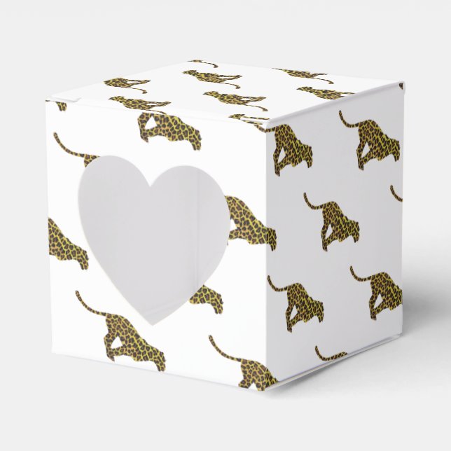 Ballotins Silhouette léopard Brown et jaune (Verso)