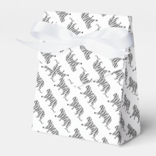 Ballotins Silhouette Tiger noir et blanc