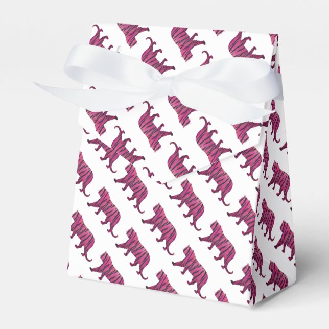 Ballotins Silhouette Tiger rose et noir (Verso)