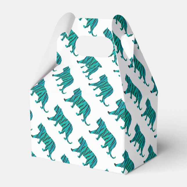 Ballotins Silhouettes noires et Turquoises (Verso)