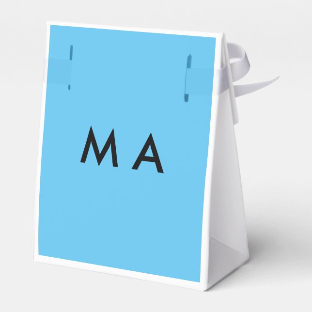 Ballotins Simple monogramme ajouter votre nom lettre man min (Arrière)