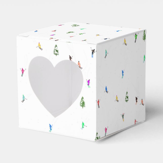 Ballotins Ski alpin d'hiver Ski Ski Ski Motif (Verso)