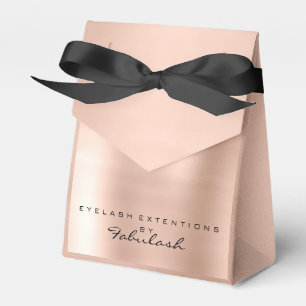 Ballotins Skinny rose 1 Nom métallique Marque Beauté Salon