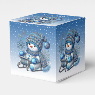 Ballotins Sliding Snowman Christmas Holiday Box
