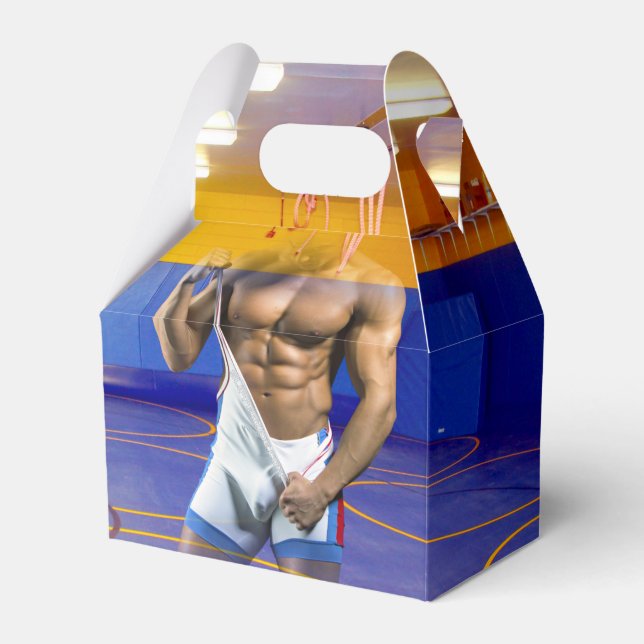 Ballotins SlipperyJoe's musculaire bulge six pack gym trai (Verso)