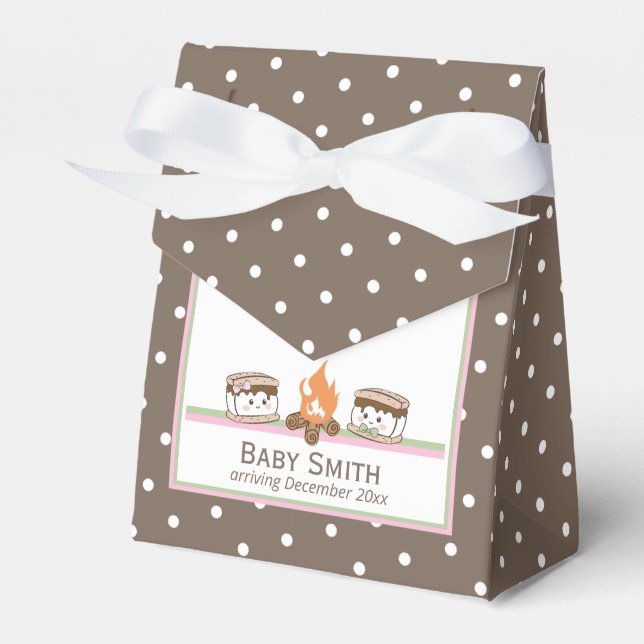 Ballotins S'more Love baby shower genre révéler Ballotin (Verso)