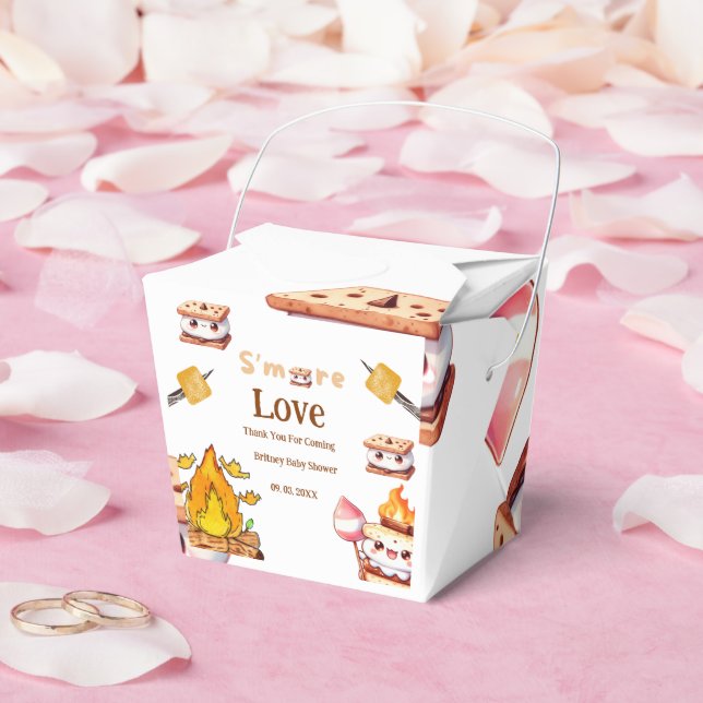 Ballotins Smores Baby shower Merci Favoriser sac Smore (Mariage)