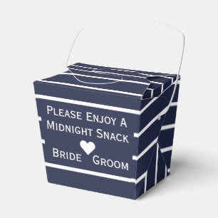 Ballotins Snack de minuit boîte de préférence mariage