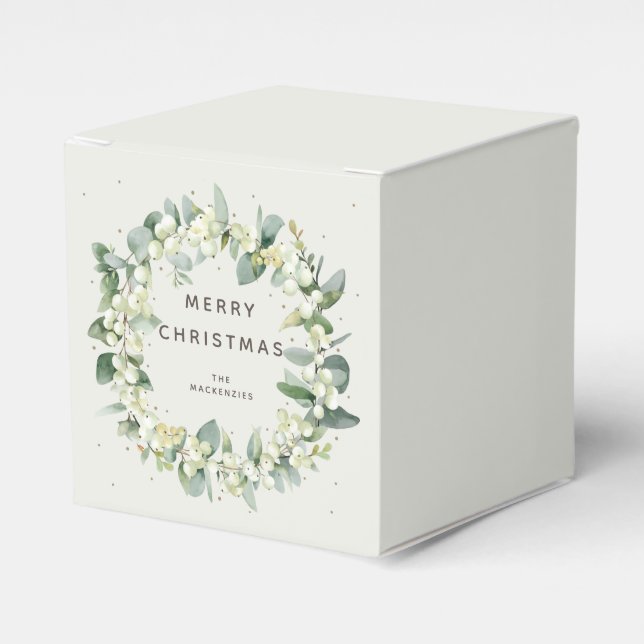 Ballotins Snowberry + Eucalyptus Noël Ballotin de vacances (Verso)