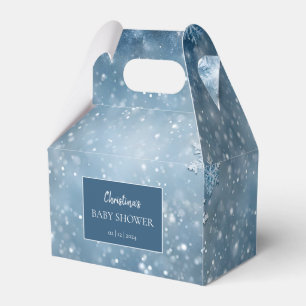 Ballotins Snowflake Winter Wonderland Baby shower Bleu