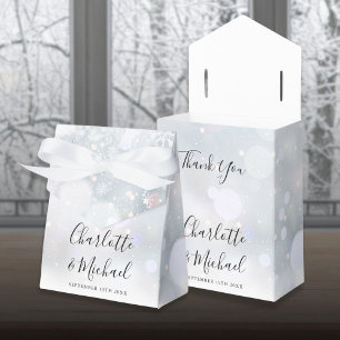 Ballotins Snowflakes Signature Script Mariage