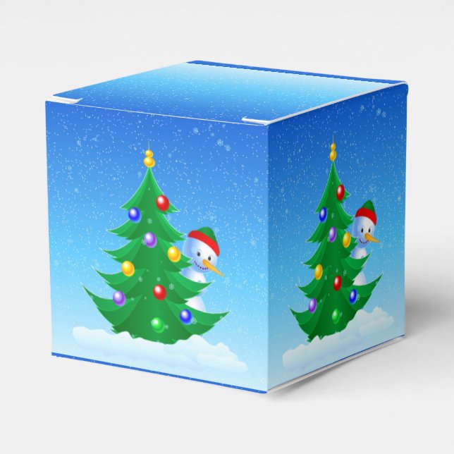 Ballotins Snowman Peeking (Verso)