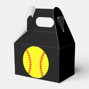 Ballotins Softball Party Favoriser Box, Ballotin d'anniversa