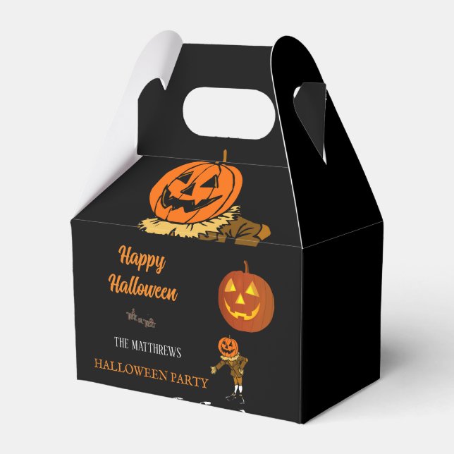 Ballotins Soins Citrouilles Halloween personnalisés (Verso)