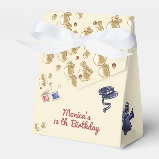 Ballotins Soirée cinéma anniversaire pour enfants (Verso)