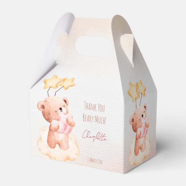 Ballotins Soirée d'anniversaire à l'ours en peluche sucré pe (Arrière)