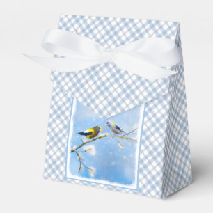Ballotins Soirée Grosbeak Peinture - Cute Original Chien Art